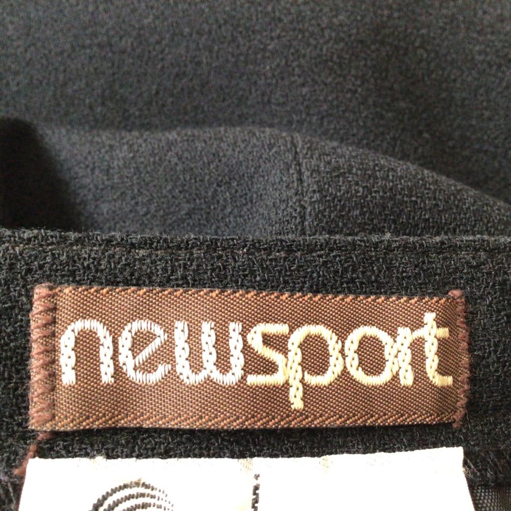 Newsport - Black 100% Wool Fully Lined Skirt - Picture 4 of 6